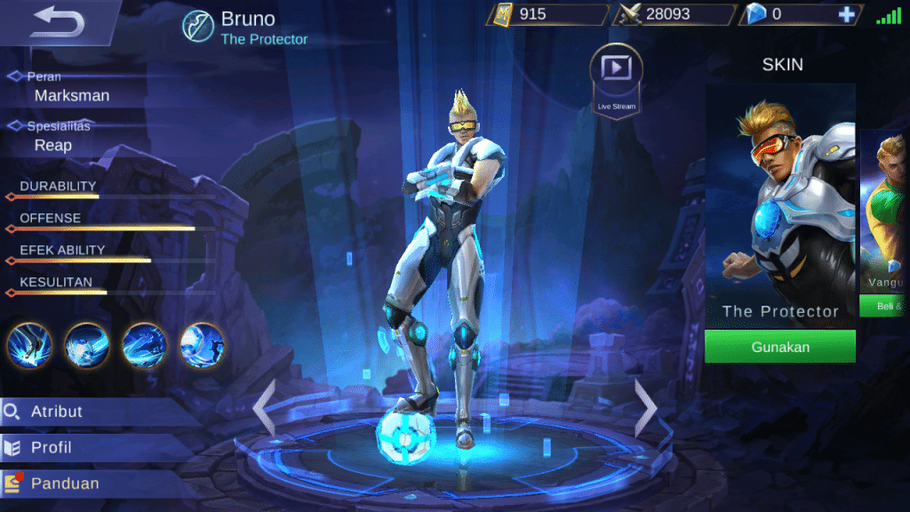 Bruno di Mobile Legends TIPS TRICK + Build Item Terbaik