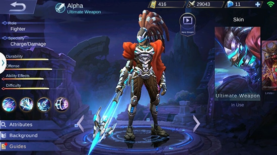 Alpha Mobile Legends - Tipspintar.com