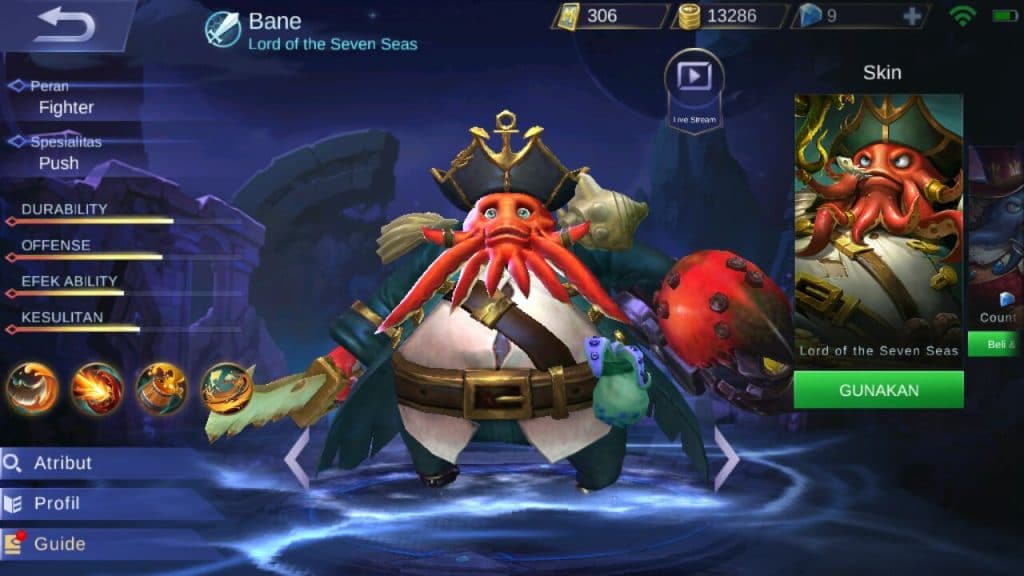 Bane Hero Mobile Legends