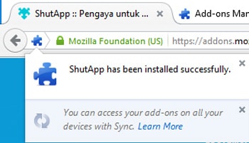 Sukses Install ShutApp