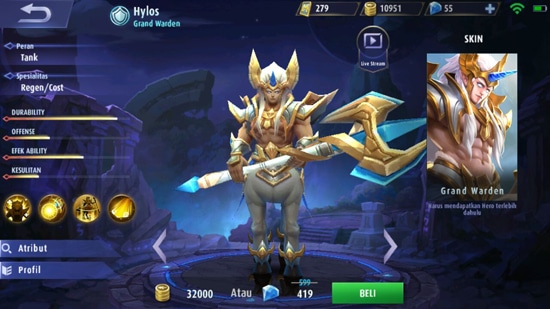 Hylos - Hero Mobile Legends