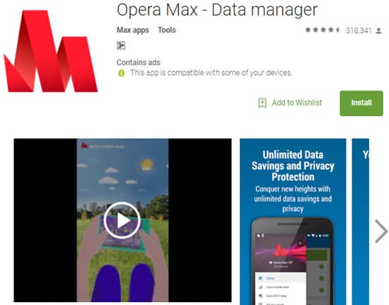 Opera Max - Data Manager