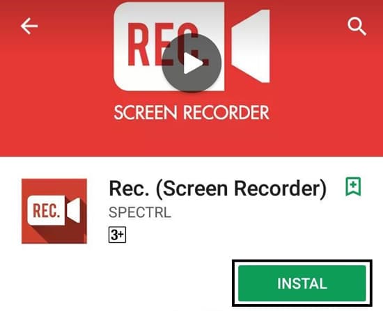 Install Rec. (Screen Recorder)