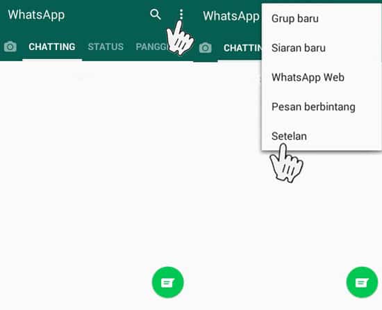 Settings WhatsApp