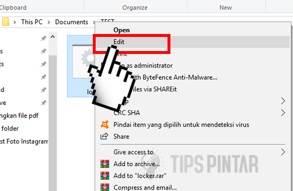 Cara Mengunci Folder/File di Komputer