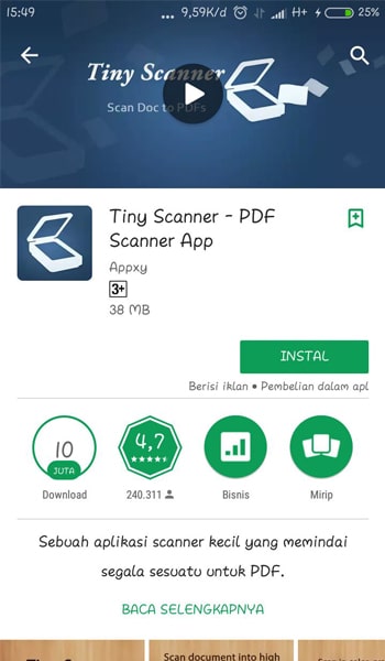 Tiny Scanner