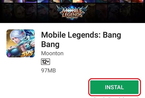 Install Ulang Mobile Legends