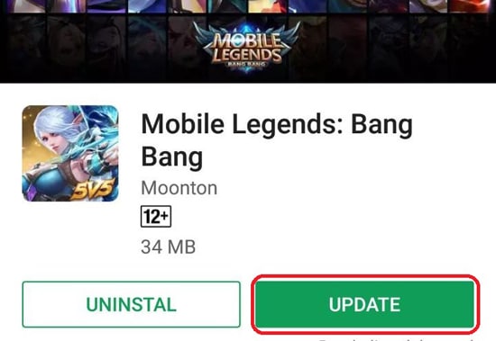 Memperbarui Mobile Legends