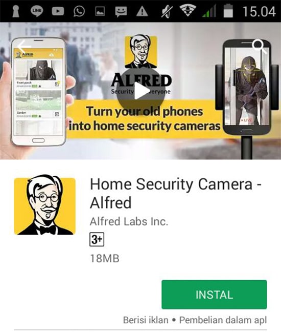 Install Aplikasi Alfred