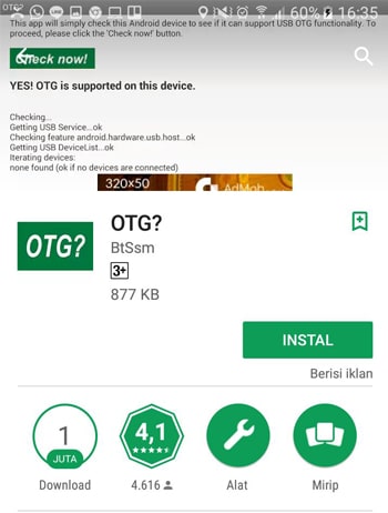Install Aplikasi OTG