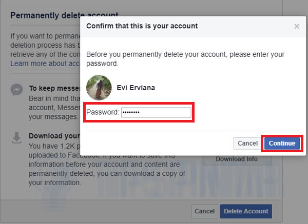 Cara Menghapus Akun Facebook