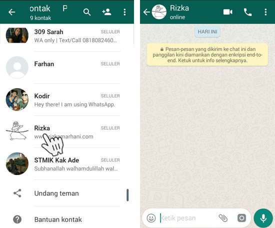 Kontak WhatsApp yang Telah Blokir Kamu