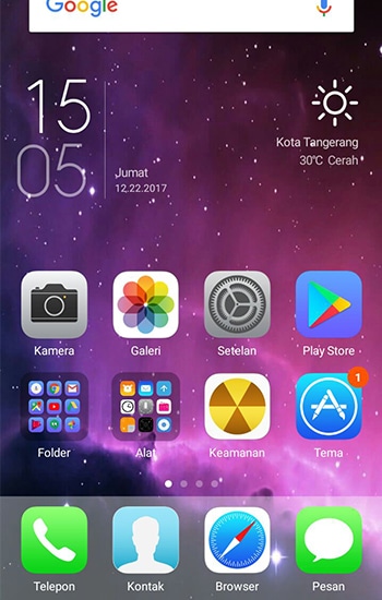 Tampilan iPhone iOS 11