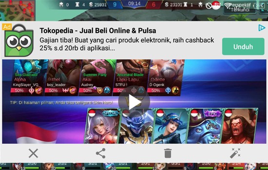 Cara Menyimpan Video Replay Mobile Legends Ke Galeri