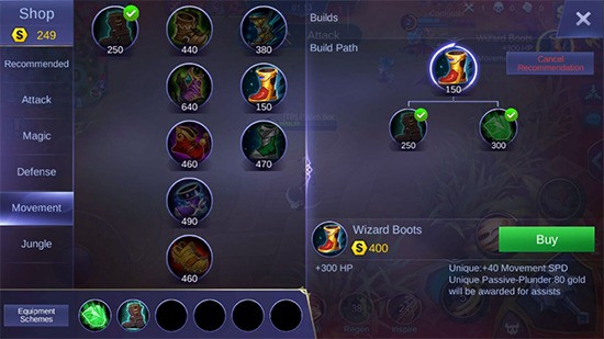 Wizards Boots - Item Mobile Legends