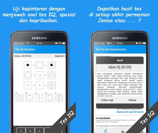 Tes IQ & Kepribadian