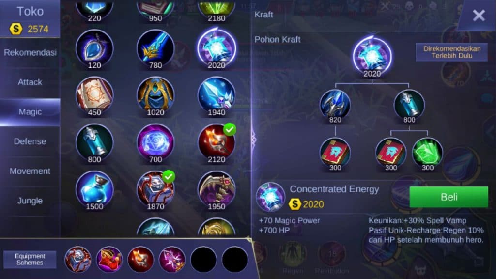 Concentrated Energy - Item Mobile Legends