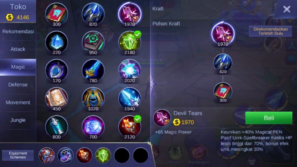 Devil Tears - Item Mobile Legends