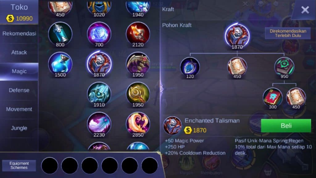 Enchanted Talisman - Item Mobile Legends