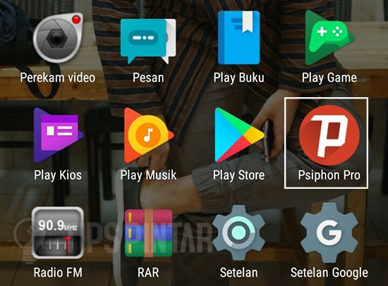 Buka Aplikasi Psiphon Pro