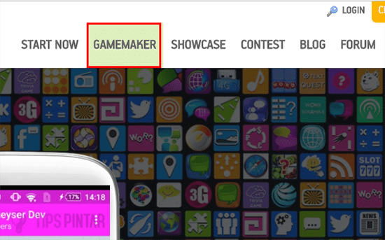 Pilih GameMarker