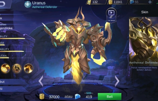 Uranus - Hero Mobile Legends