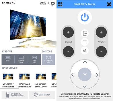 Aplikasi Samsung TV & Remote (IR)