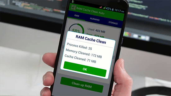 Membersihkan RAM Android