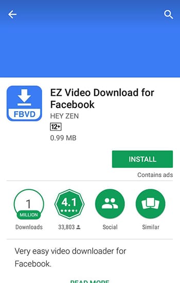 Install EZ Video Download