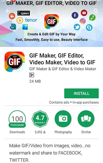 Install GIF Maker, GIF Editor, Video Maker, Video to GIF