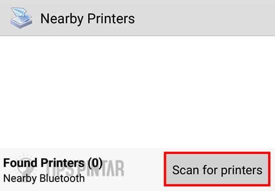 Pilih Scan for printer
