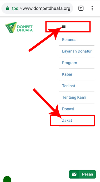 Cara Membayar Zakat Online