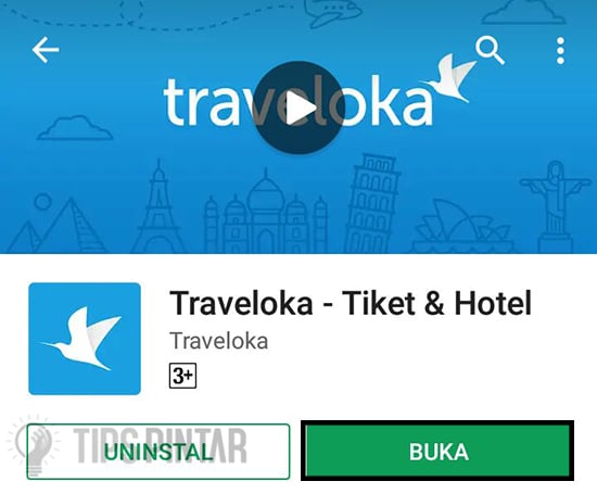 Buka Aplikasi Traveloka