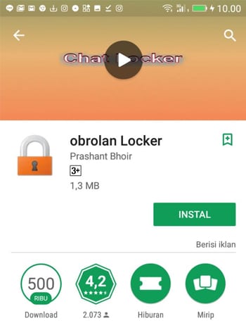 WhatsApp Chat Locker
