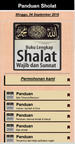 Panduan Sholat Fardu & Sunnah