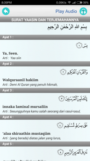 Surat Yasin Tahlil Lengkap