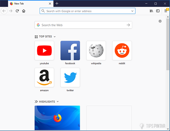 Buka Mozilla Firefox