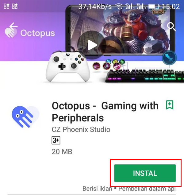 Install Aplikasi Octopus