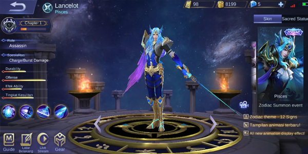 Penjelasan Skill Lancelot