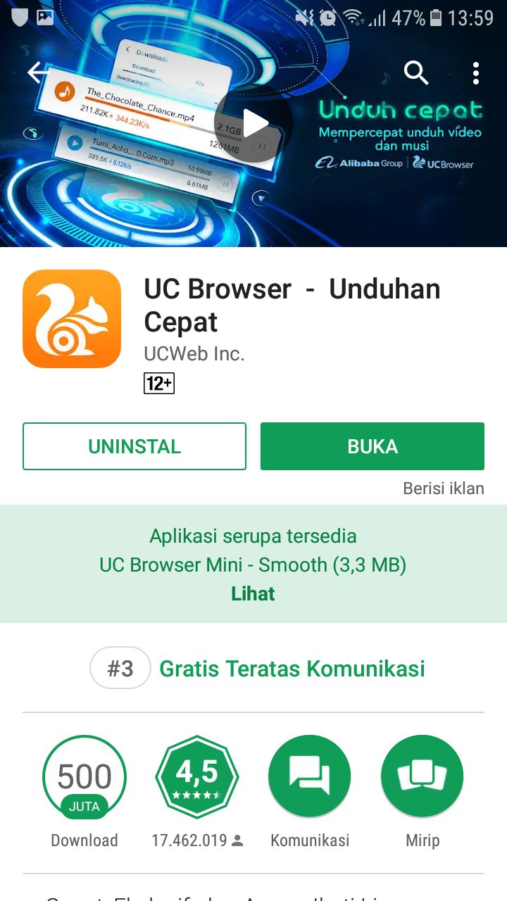 Install UC Browser