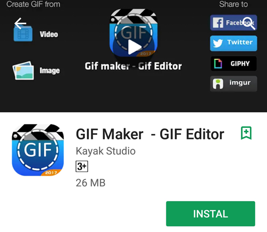Install Aplikasi GIF Maker