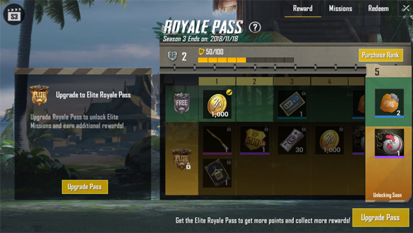 Bisa Upgrade Royale Pass