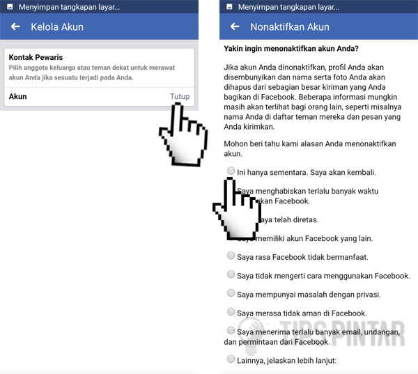 Cara Menonaktifkan Facebook Sementara