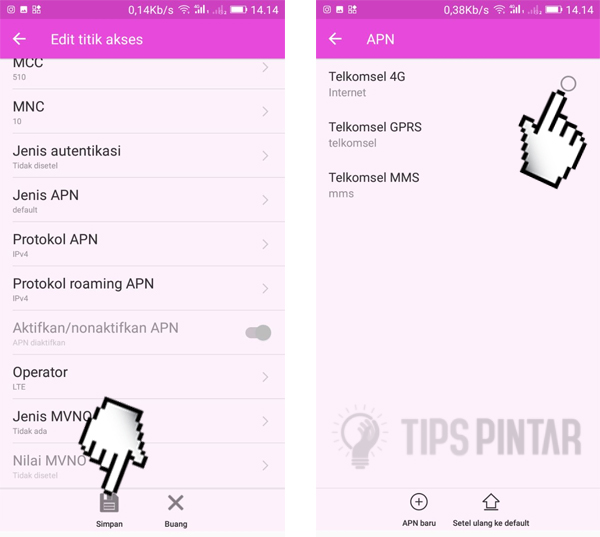 Cara Setting APN Telkomsel