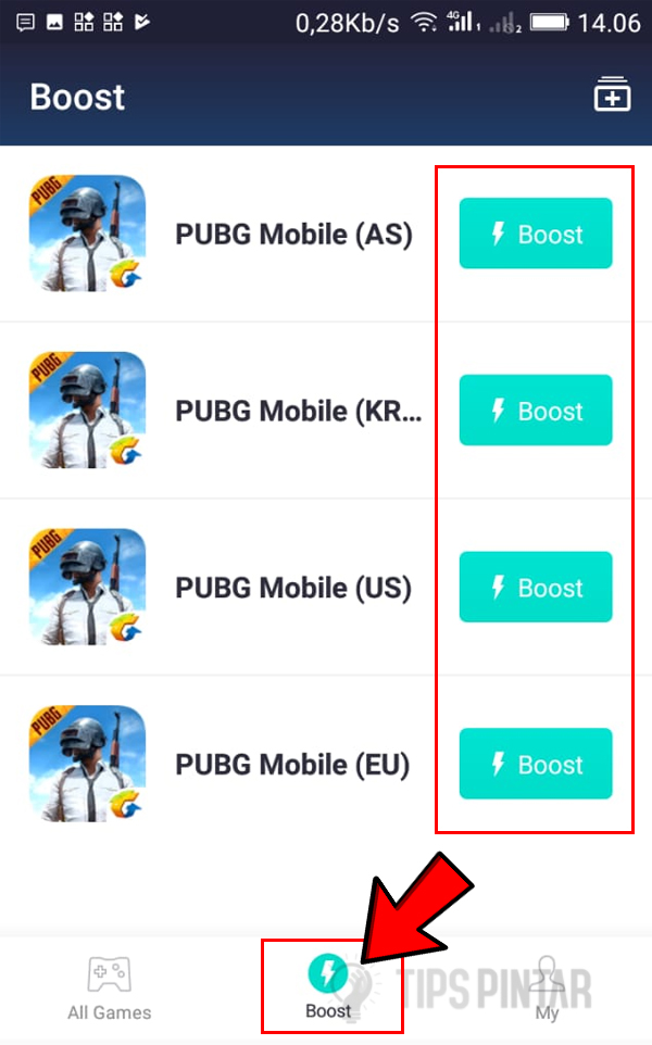 Boost PUBG Mobile