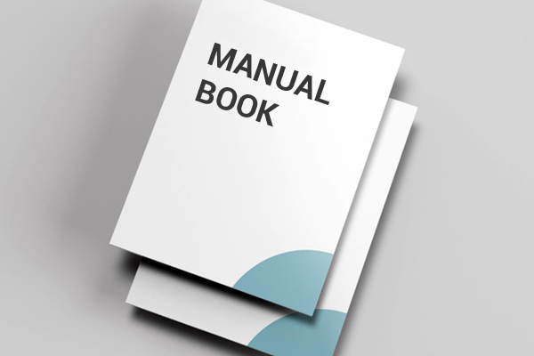 Melalui Manual Book