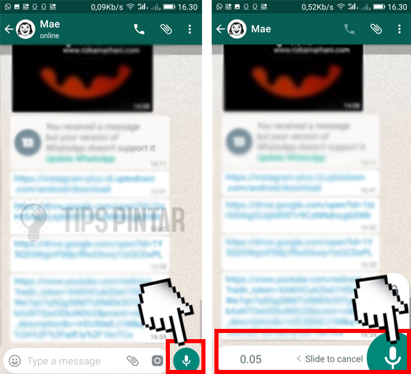 Cara Mematikan Centang Biru Saat Voice Note di WhatsApp