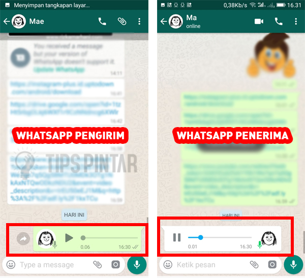 Cara Mematikan Centang Biru Saat Voice Note di WhatsApp