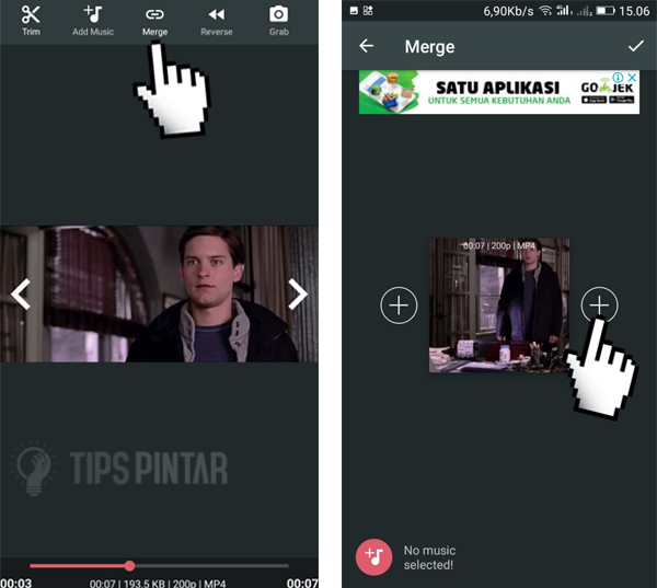Cara Menggabungkan Video di HP Android