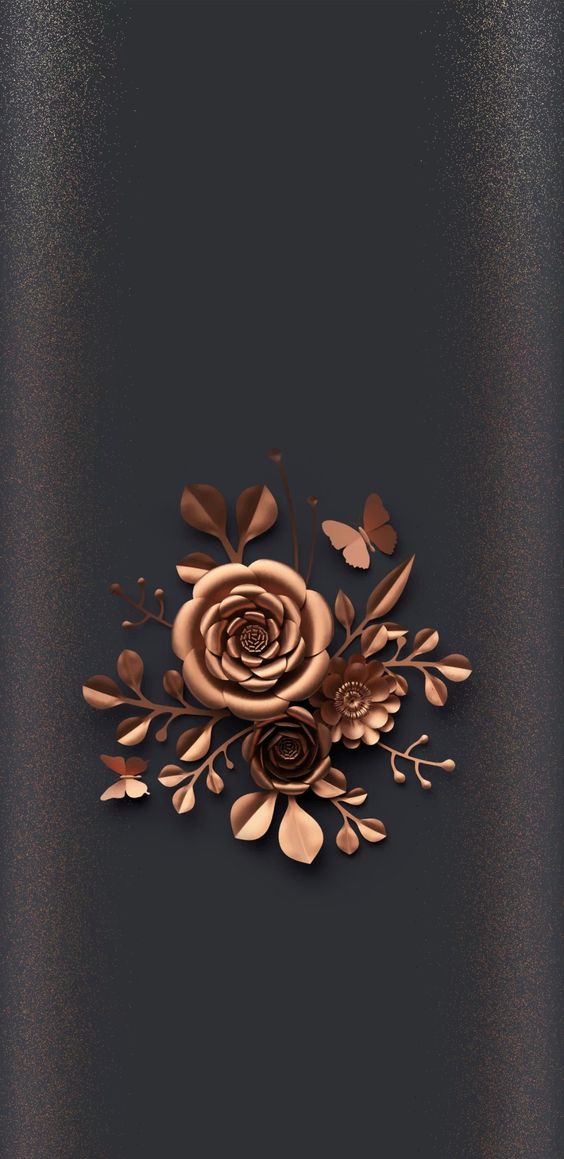Chocolate Flowers and Butterflies
